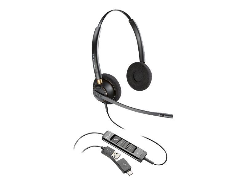 Poly EncorePro 525 Stereo Headset On-Ear 783R3AA