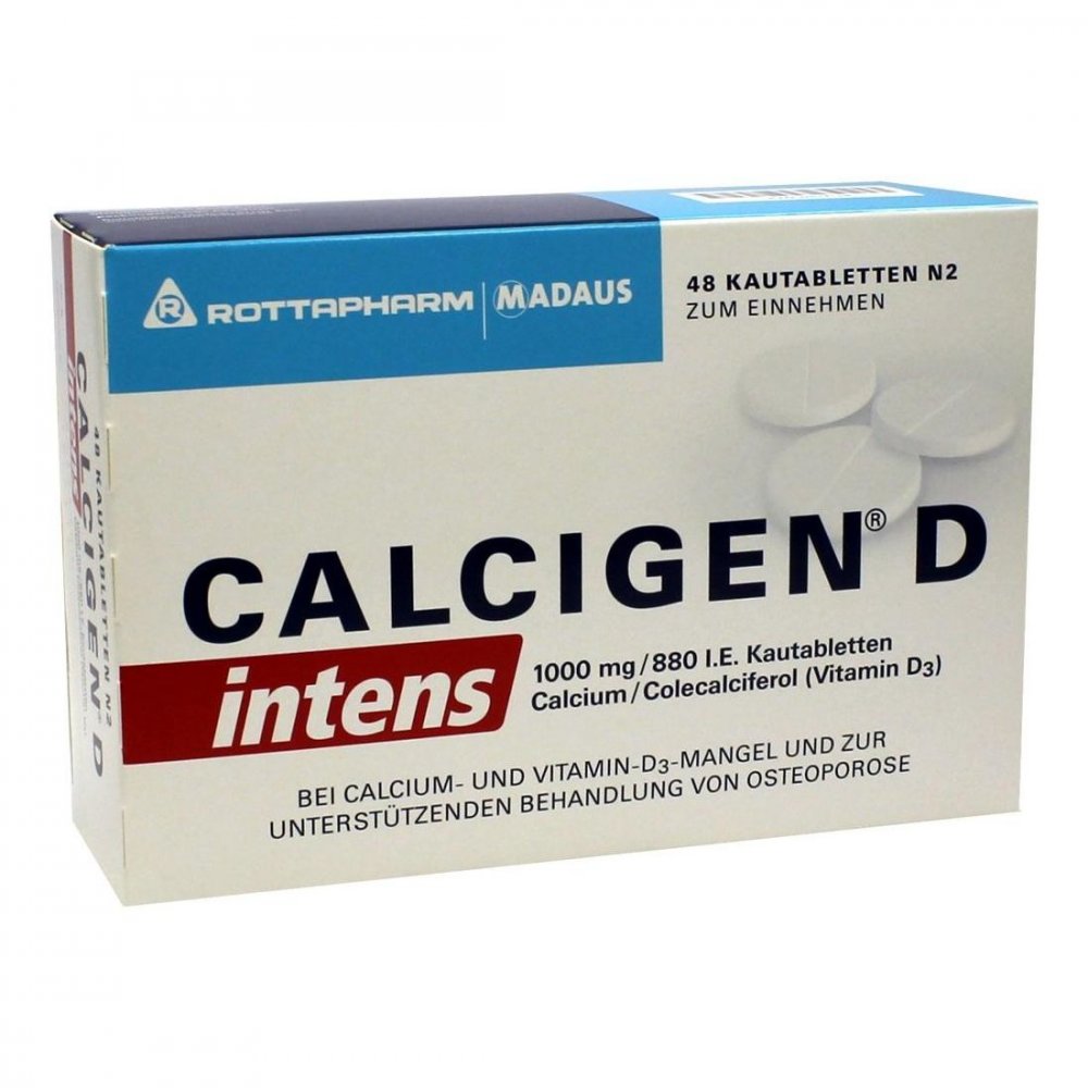 Cooper Consumer Health Deutschland GmbH CALCIGEN D intens 1000mg/880 internationale Einheiten 00417119