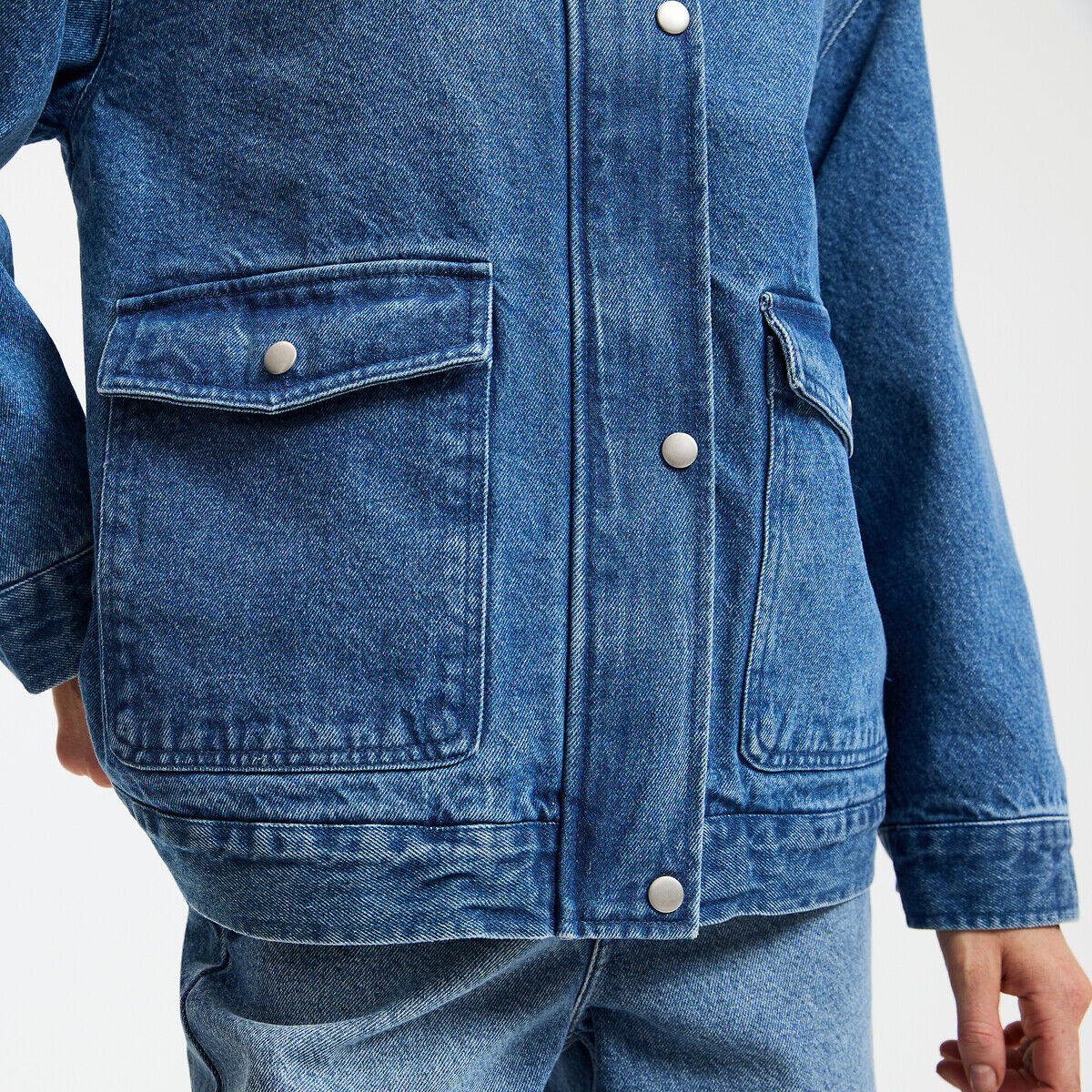 LA REDOUTE COLLECTIONS Veste en denim doublée sherpa