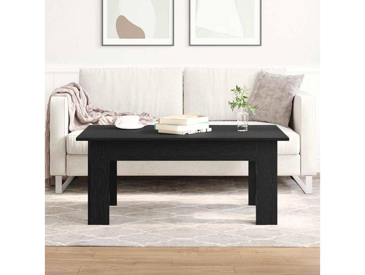vidaXL Couchtisch Schwarz Eichen-Optik 100 x 60 x 42 cm Holzwerkstoff