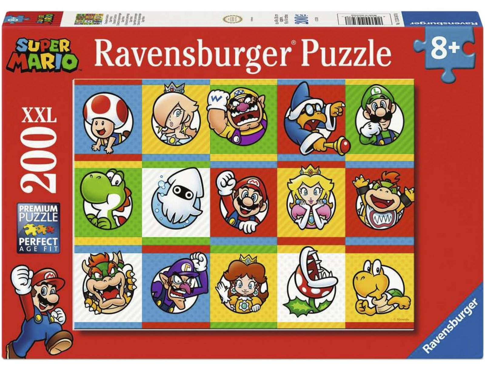 Ravensburger Nintendo Super Mario Kinderpuzzel met 200 extra grote stukjes - Personagescollectie