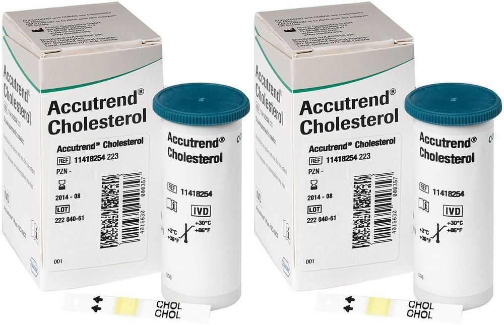 Accutrend Cholesterol Teststreifen x2 2x25 St