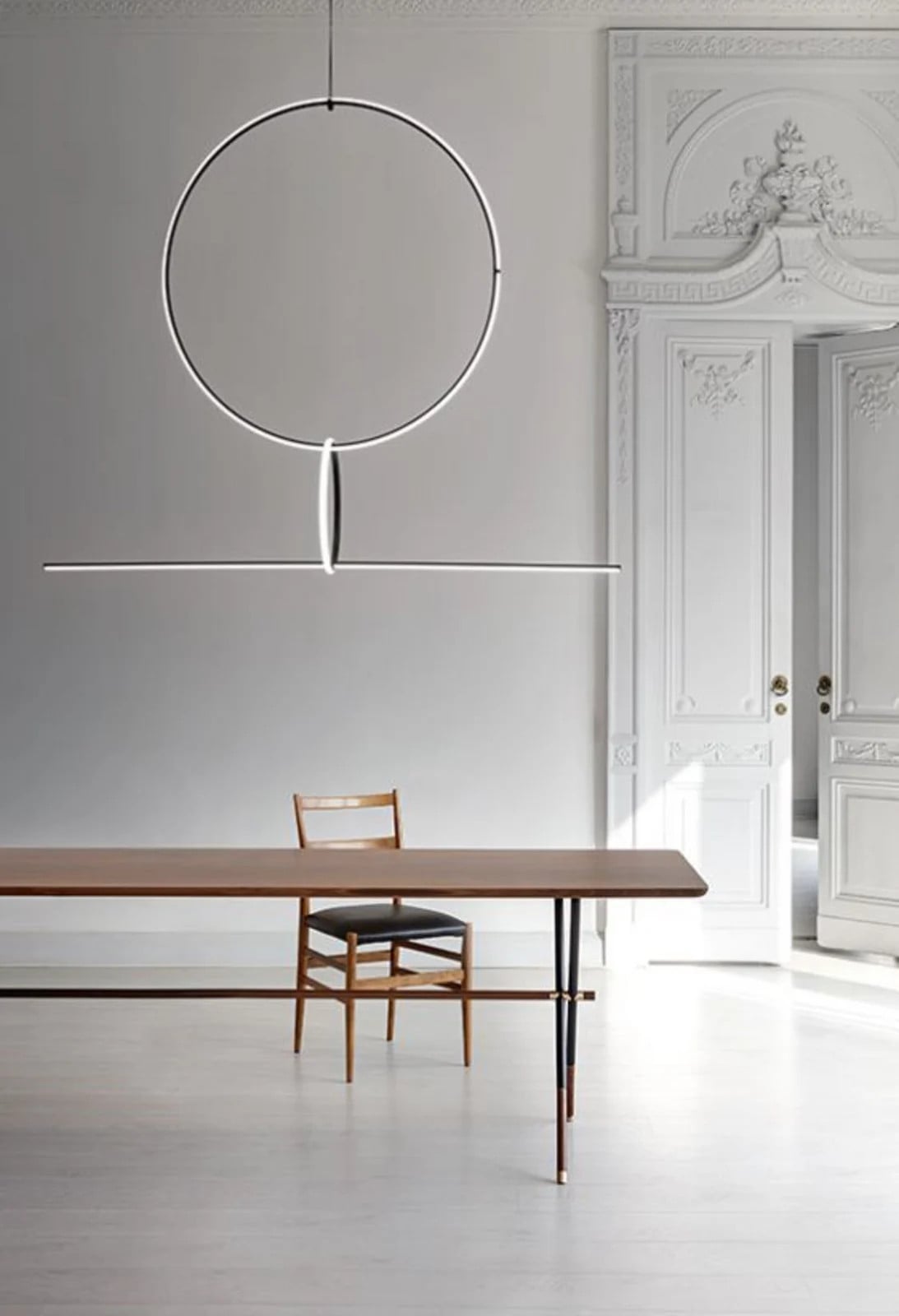Flos Arrangements Drop Up LED Hanglamp van Aluminium voor de Woonkamer