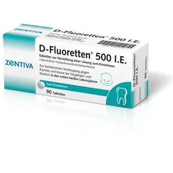 D Fluoretten 500 Tabletten 90 St