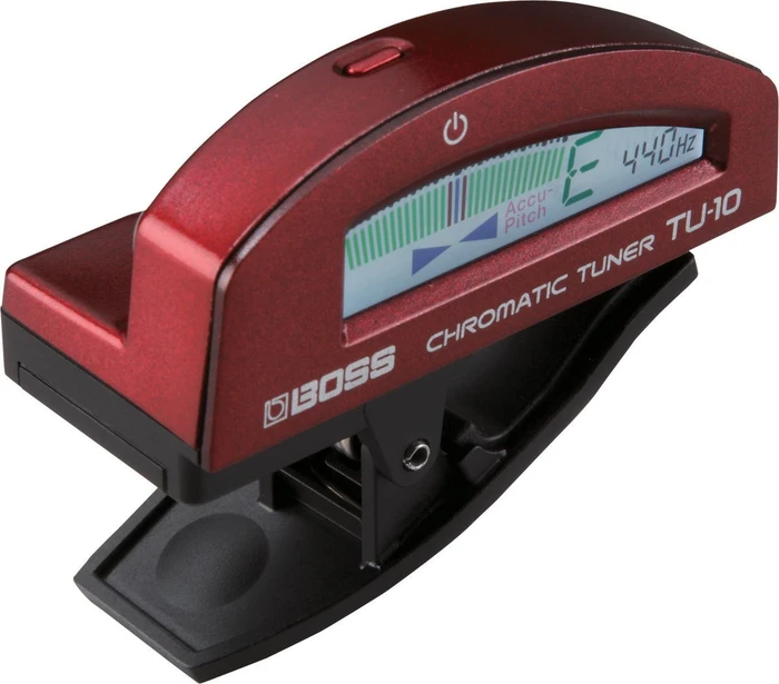BOSS TU-10 Chromatic Clip-on Tuner, Red (39597825)