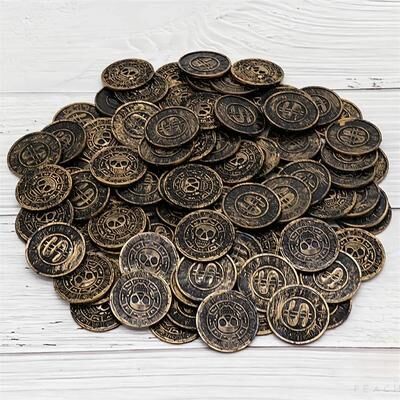 Inspired Finds Retro Pirate Treasure Coins For Parties And Games 20pcs