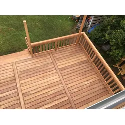 Cumaru Terrassendielen, 21x145 mm, KD, glatt/glatt