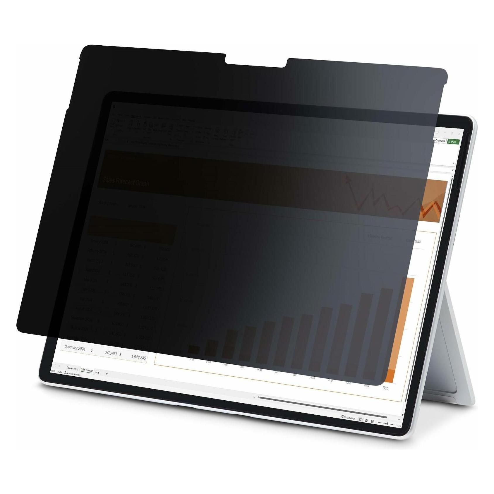 StarTech COM 4-Wege Laptop Sichtschutz fur 31,24cm 12,3Zoll Surface Pro 4/5/6/7/7+ Sichtschutzfolie (12.30", 3:2) (123SP-PRIVACY-SCREEN)