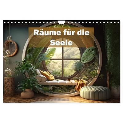 Räume für die Seele (Wandkalender 2026 DIN A4 quer), CALVENDO Monatskalender