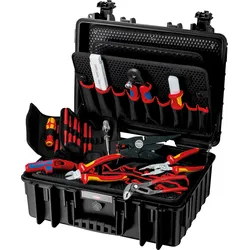 KN 00 21 35 - Werkzeugsatz, Werkzeugkoffer, Robust23 Elektro, 25-teilig