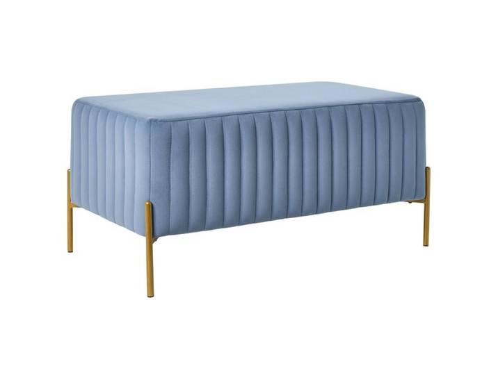 Banc UTAH Velours Bleu