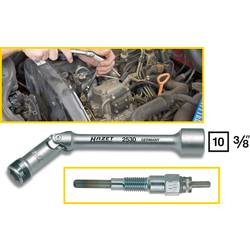 Hazet 2530 2530 Glühkerzen-Schlüssel 10 mm Antrieb 3/8 (10 mm) 140 mm 1 St.
