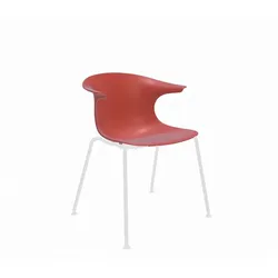 2er-Set Infiniti Stuhl Loop Kunststoff Rot