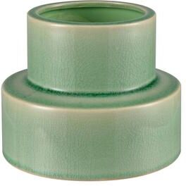 Atlas Lighting and Home Atlas Bobby Earthenware Green Round Vase