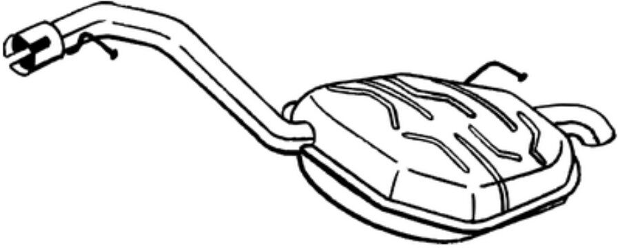 Silencieux Arrière Bosal 235-187