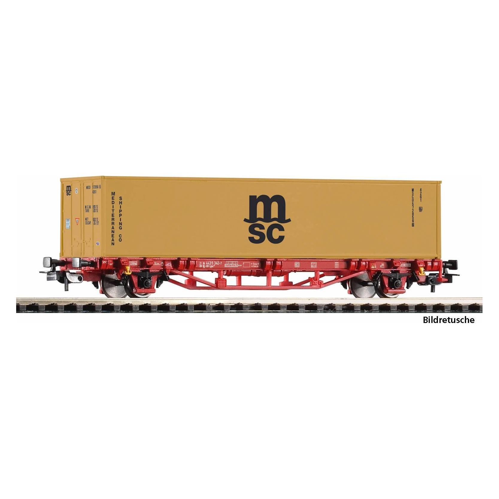 Piko Containertrgwg. MSC NS Ep V 1x40 (Spur H0) (27726)