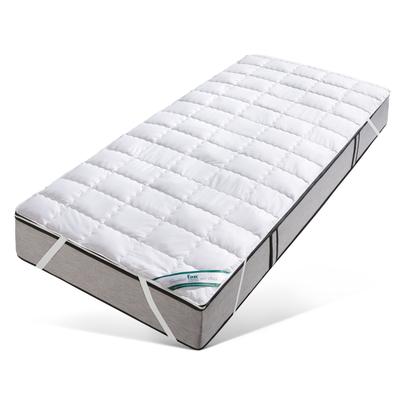 Matratzenauflage FAN "TENCEL™", weiß, B:90cm H:0,5cm L:200cm, Bezug: 100% Baumwolle, Matratzenzubehör, Hervorragender Feuchtigkeitstransport