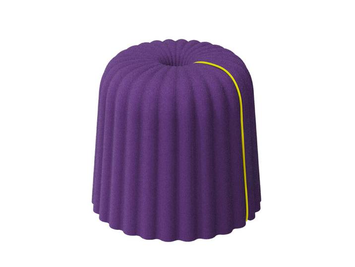 Hocker Canelé, Designer REmoRE, 46 cm