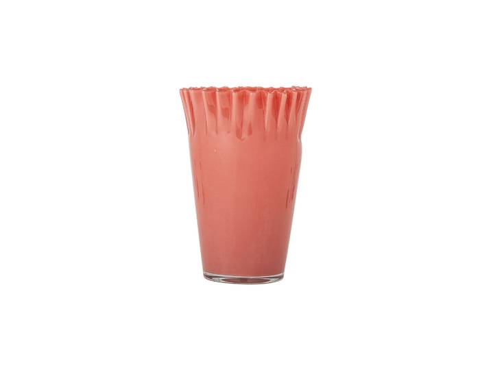 Vase en verre orange Janine