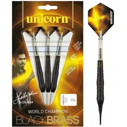 Unicorn Black Brass Jelle Klaasen Soft Darts (19 g)