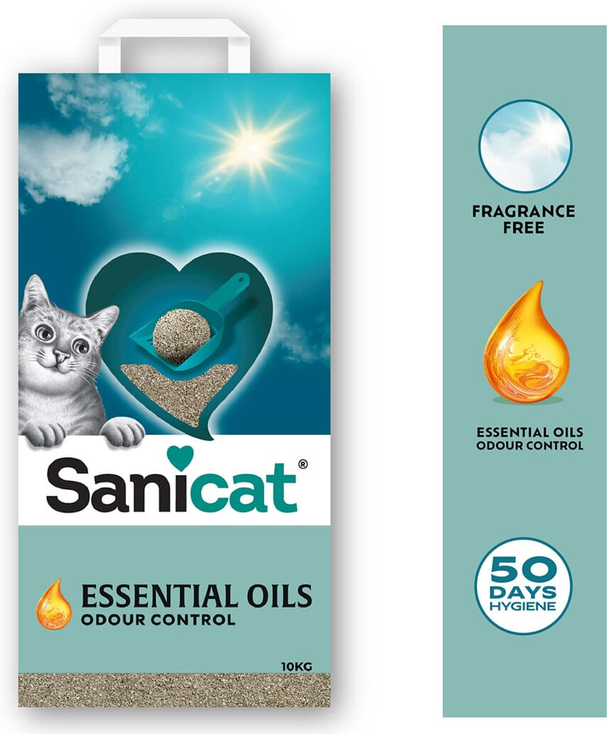 Sanicat Lettiera Essential Oils Unscented Cream 10KG