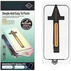 Premium Schutzglas für iPhone 17 inkl. Installationsrahmen