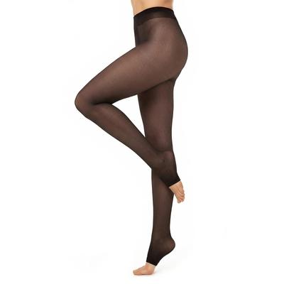 Feinstrumpfhose GLAMORY "My Size", Damen, Gr. 56/58, schwarz, Obermaterial: 88% Polyamid, 12% Elasthan, elastisch, Strumpfhosen Feinstrumpfhose, zehenoffen, elastisch, plus size