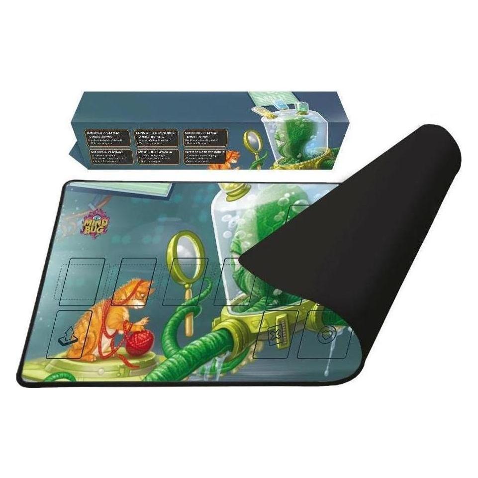 Nerdlab Games Mindbug: Green Mindbug Spielmatte (Deutsch, 2 Spieler) (NLG41040)