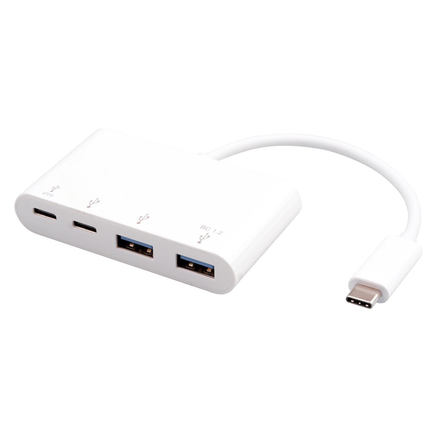 eSTUFF USB-C Hub (USB-C, 4 Ports) (ES625002)
