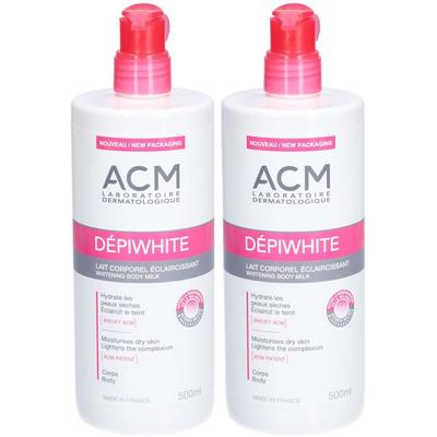 ACM Dépiwhite Lait corporel éclaircissant x2 2x500 ml Körperpflege
