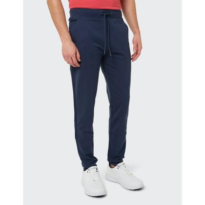 Sweathose JOY SPORTSWEAR "H SWEATHOSE CHARLIE", Herren, Gr. 54, N-Gr, blau (marine), Obermaterial: 75% Baumwolle, 18% Polyester, 7% Elasthan, Hosen Sweathose, sportlicher Stil, für Freizeit und Bewegung, bequemer Tragekomfort