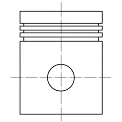 Kolben MAHLE 145 75 00