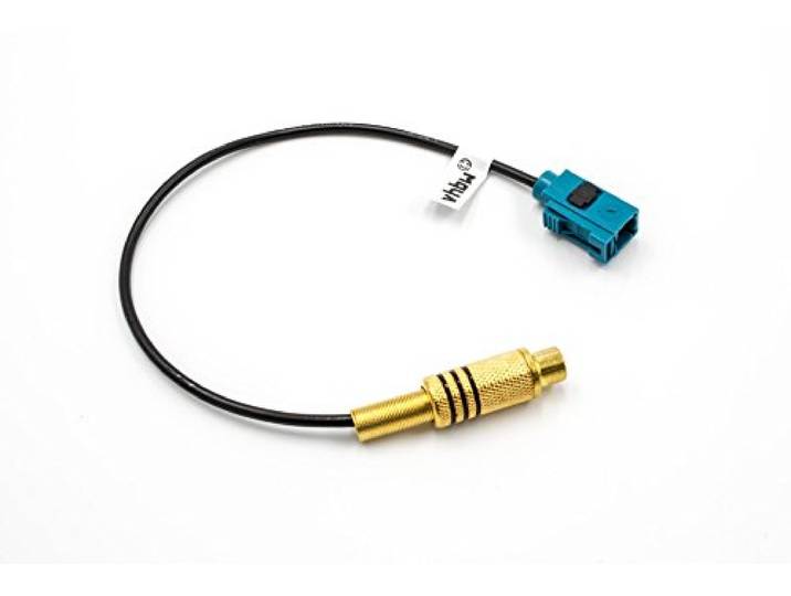 Fakra Z (v) - Tulp RCA (v) auto video adapter kabel - RG174 - 50 Ohm - 0,20 meter