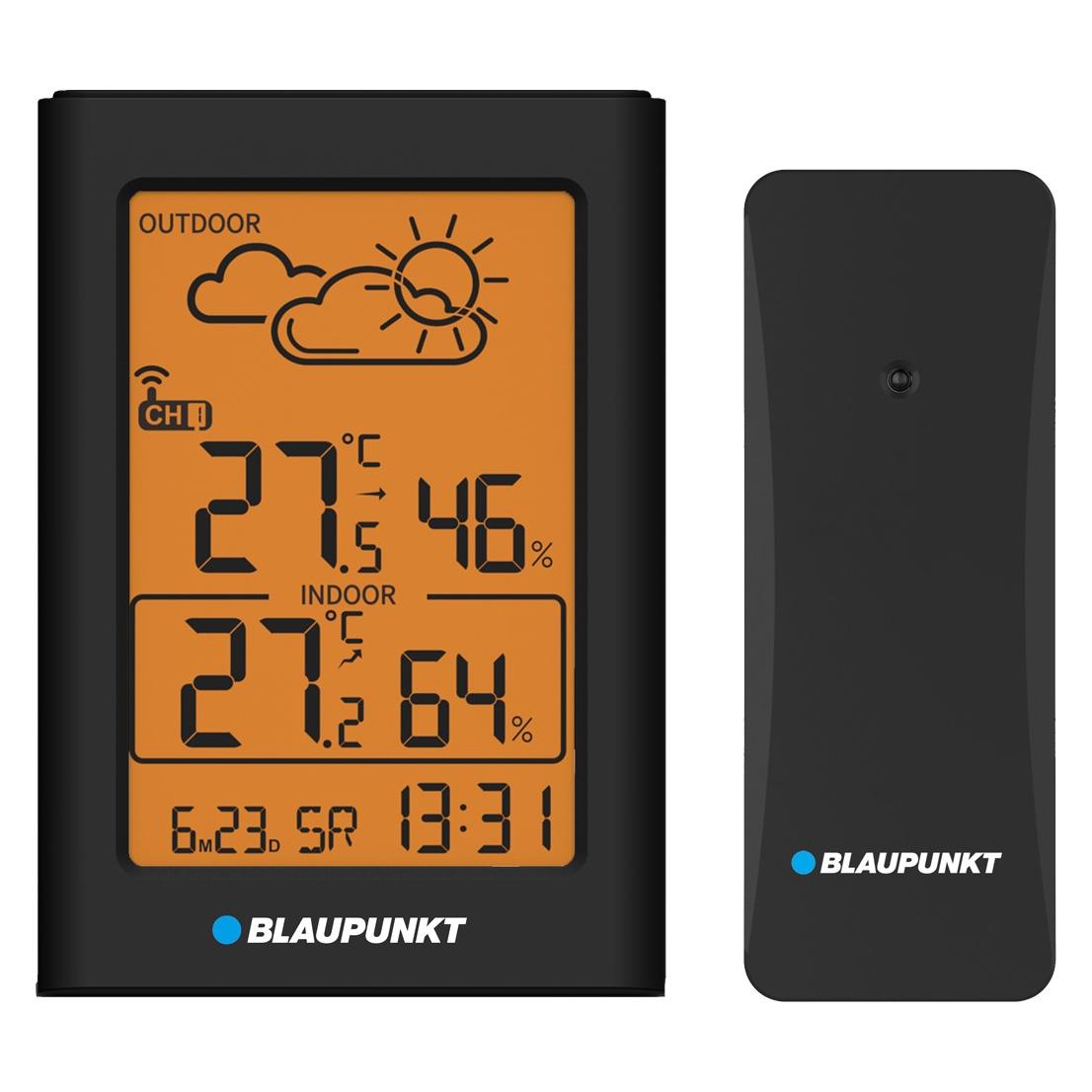 Blaupunkt Stacja pogodowa WS15BK czarna (WS15BK)