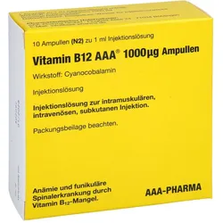 Vitamin B12 AAA 1000 Mikrogramm