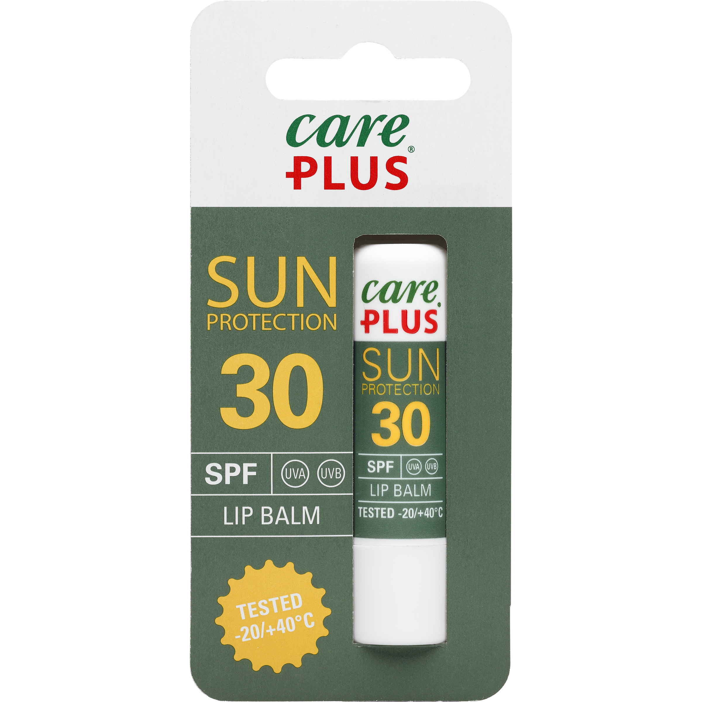 Care Plus Sun Protection SPF 30+ Lippenstift Sonnencreme & Lippenpflege weiss Größe 4,8g Camping | Lifestyle | Surfen/ SUP | Reise