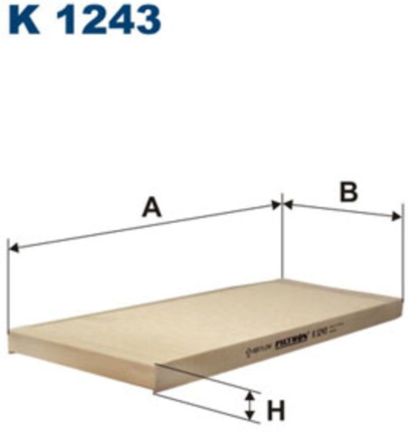 Filter, Innenraumluft FILTRON K 1243