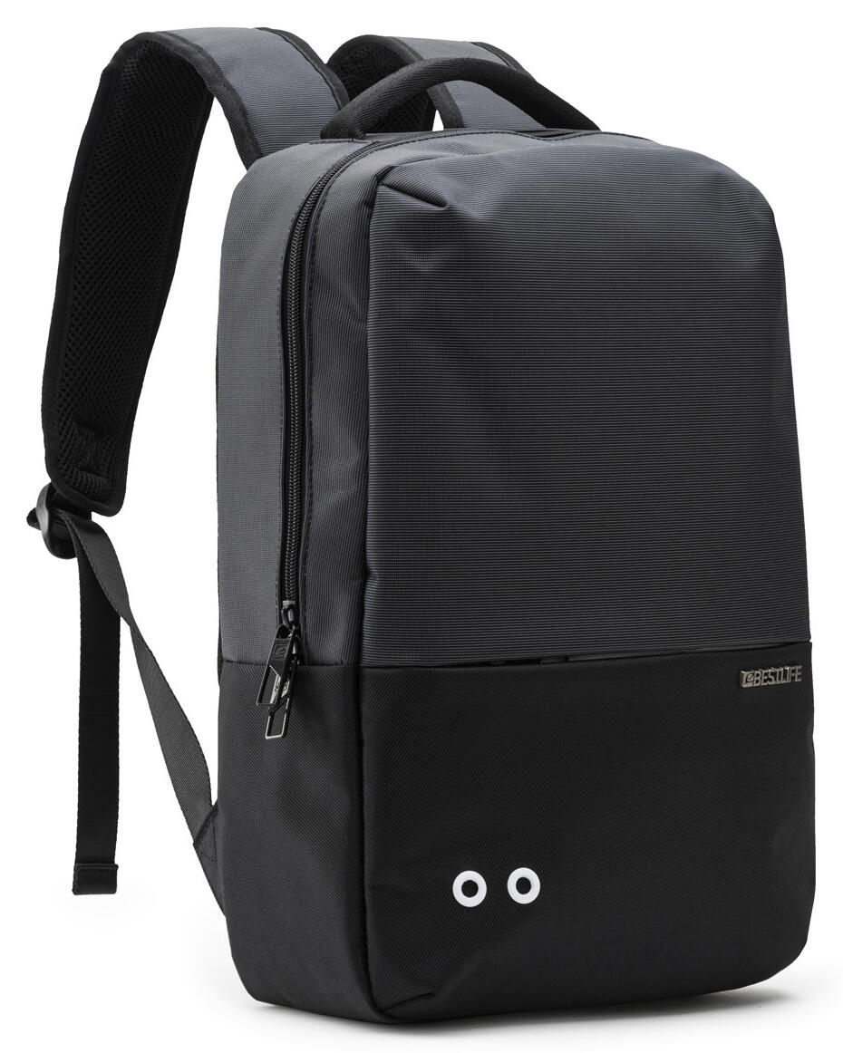 BESTLIFE Laptop-Rucksack ORION schwarz für 14,1 Zoll BB-3515