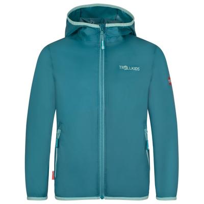 Trollkids - Kid's Trolltunga Jacket - Regenjacke Gr 140 türkis