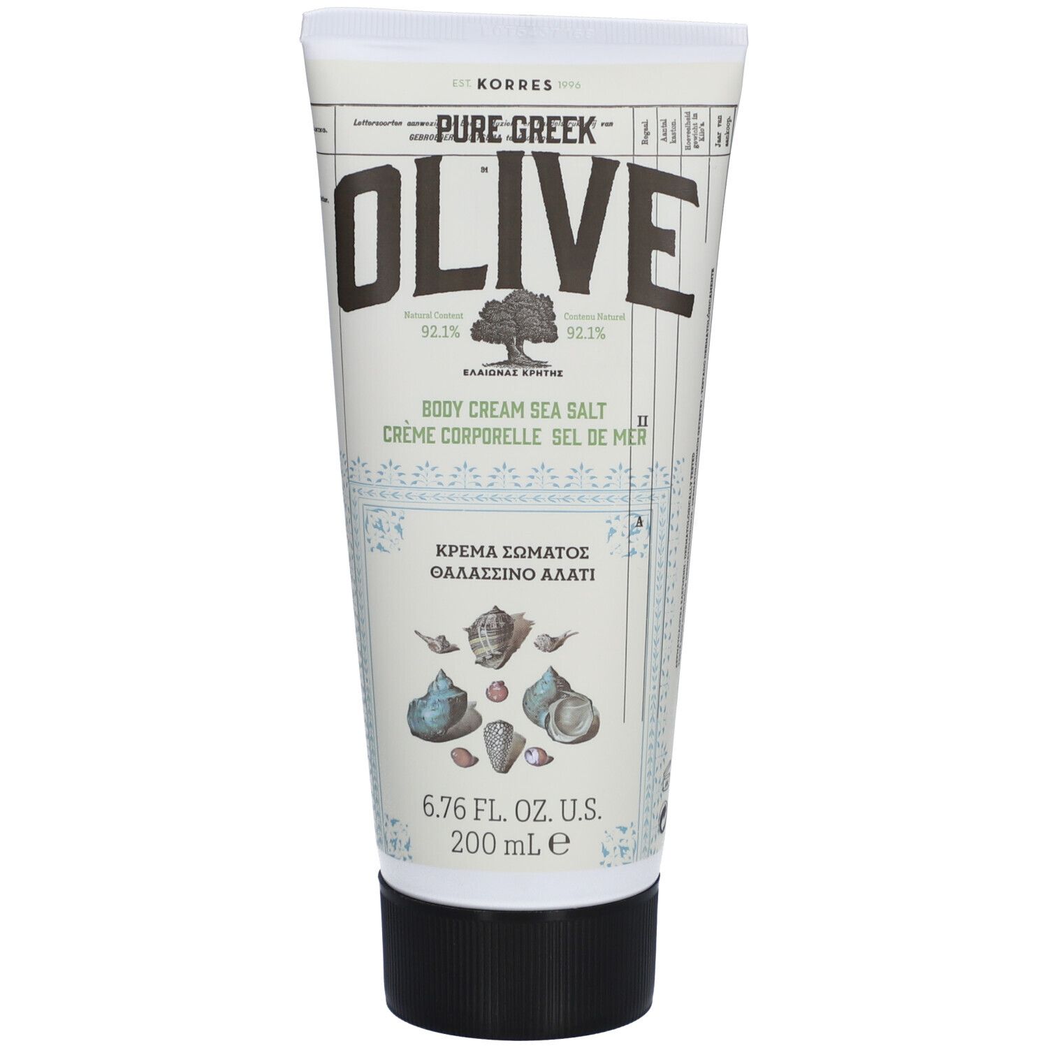 Korres Pure Greek Olive KB Lichaamsmelk Zeezout 200 ml Milch