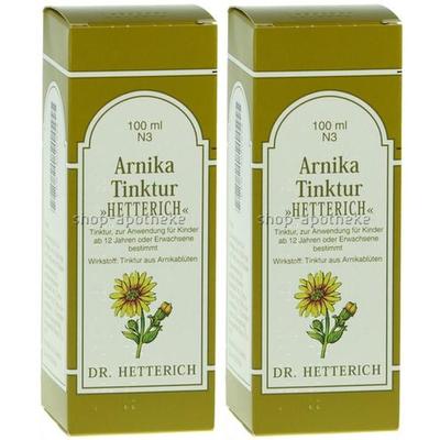 Arnikatinktur Hetterich 2x 2x100 ml Tinktur