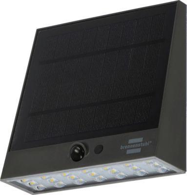 Brennenstuhl Solar LED Außenstrahler SOL 1000 Plana, 1000 lm, 4 Lichtmodi, Bewegungs- & Dämmerungssensor, IP54, grau