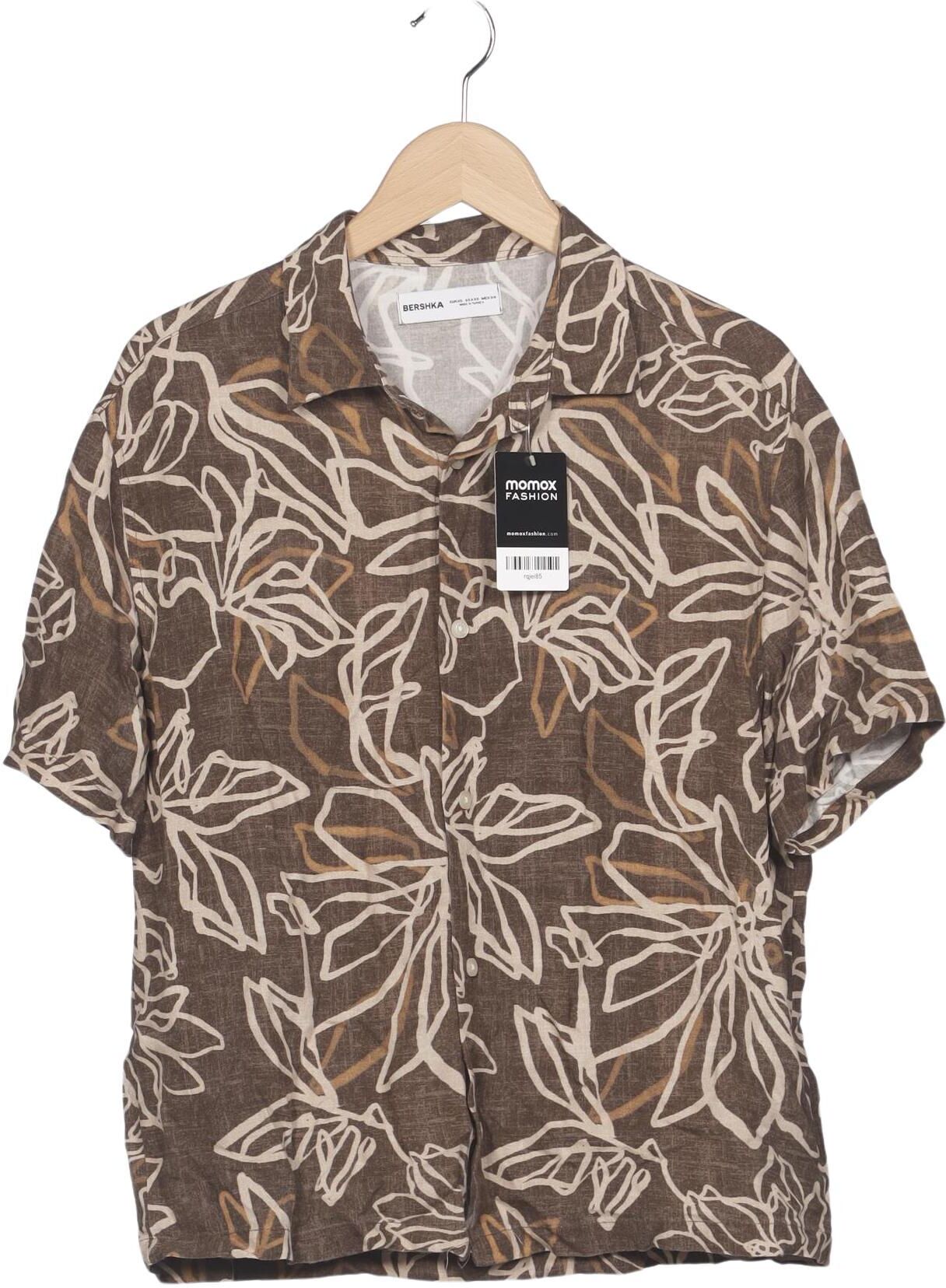 bershka Herren Hemd, Mehrfarbig, Gr. XS, Viskose - Second Hand
