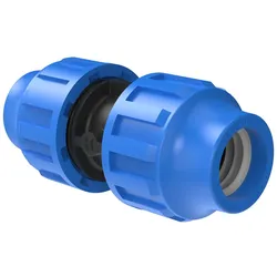 KIRCHHOFF Verbindungsstück 25 x 25 mm für HDPE Bewässerungssystem, Gartenbewässerung in Trinkwasserqualität Made in EU
