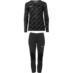 Uhlsport Progressive Torwart Set Junior schwarz 128