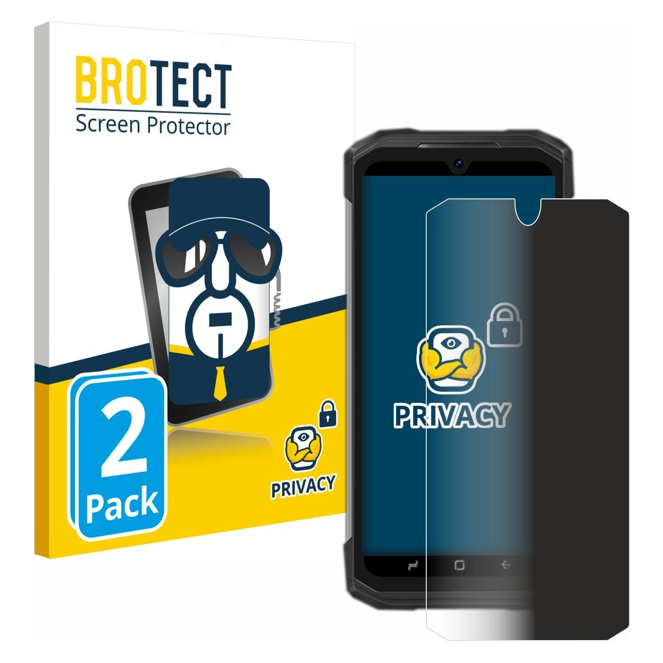 Brotect Sichtschutzfolie Anti-Spy Privacy Folie Blaulicht-Schutz (Doogee S98 Pro) (4345033)