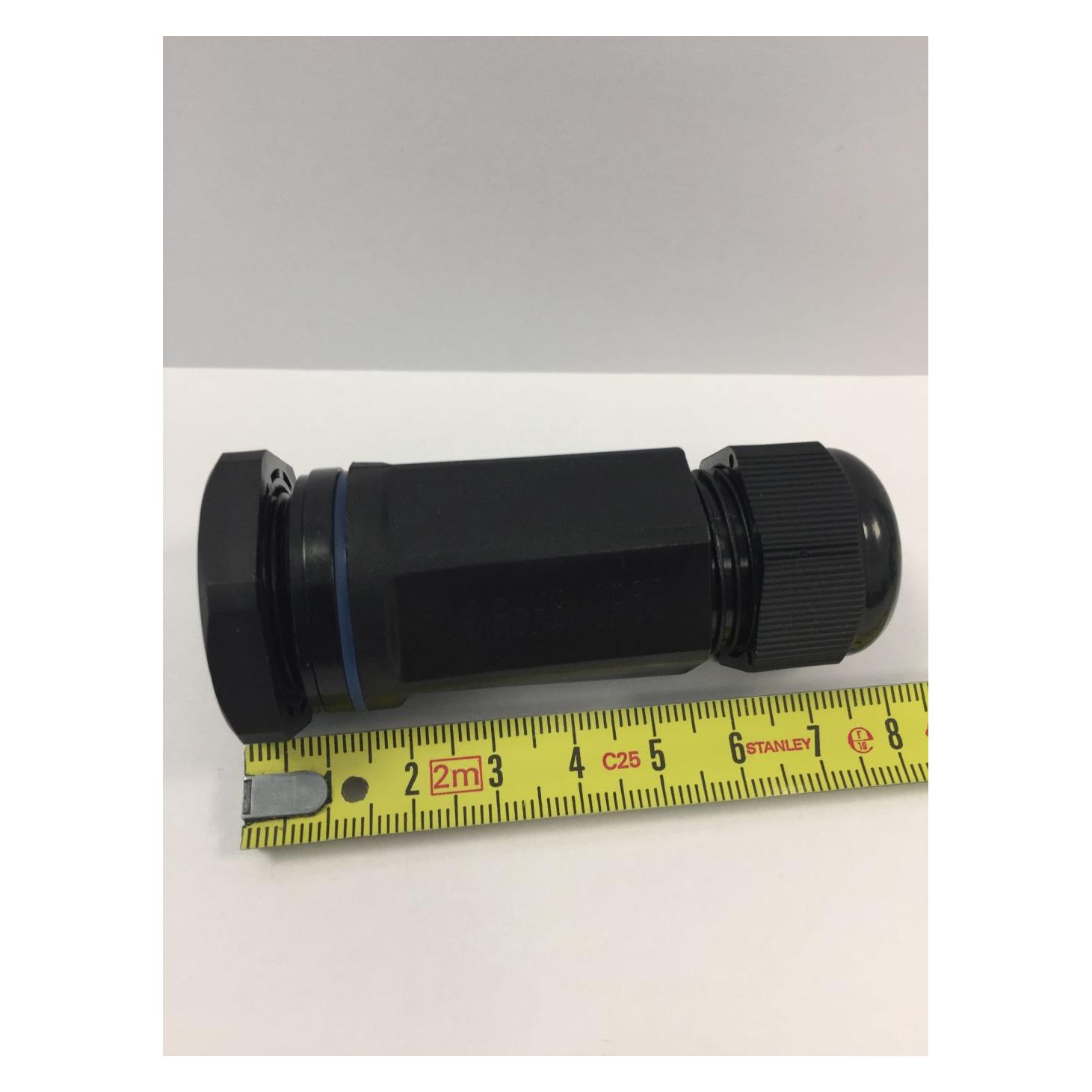 Allnet Installation Kabelverschraubung M25x1,5 Schwarz IP68 lang (ALL-CAB-KV-01-L)