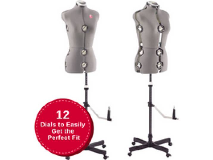 Mannequin de couture SINGER MD/LG gris