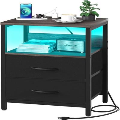 No Nightstand with Charging Station