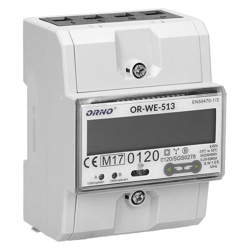 Weitere Orno 3-Fazowy Licznik Energii Elekt 80a Mid (OR-WE-513)